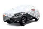 Sølvfarget reflekterende biltrekk i aluminium til SUV og VAN