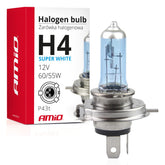 H4 Super White halogenpære med UV-filter