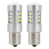 LED-pære 1156 BA15S P21W med 6000K hvitt lys