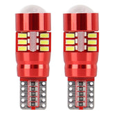 Hvit LED-pære T10 W5W med CANBUS og 27 SMD 3014-dioder