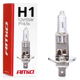 Klar H1-halogenpære 12 V 55 W