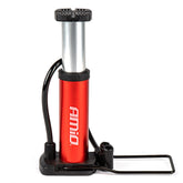 Mini fotpumpe med dobbelt ventilhode