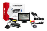 Parkeringsassistansesystem med fire sensorer og TFT-display