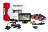Parkeringsassistent med fire svarte HD-307-IR-sensorer