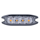 LED varsellys med 4 LED sett forfra