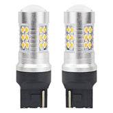 LED-pære CANBUS T20 7440 WY21W med ravgult lys