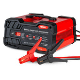 Batterilader 12A 12/24V med starthjelp