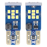 Hvit LED-pære T10 W5W med 21 SMD og CANBUS