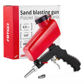 Sandblåsepistol med toppmontert tank