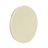Poleringsfilt med borrelåsbakside, 125 mm i diameter og 10 mm tykkelse