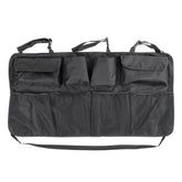 Bagasjeromsorganizer med 8 lommer, 89 x 46 cm