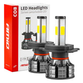 H4 COB LED-frontlykter