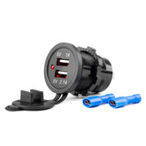 Vanntett USB-billader med to USB-porter