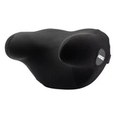 Svart nakkestøtte til bilsete med memory foam