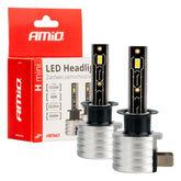 H1 LED-frontlyspærer med hvitt lys