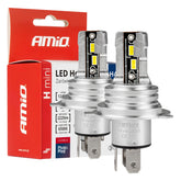 LED-pærer H4/H19 med 6500K hvitt lys