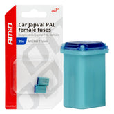 JAPVAL PAL female mikrosikring på 20 A og 11 mm