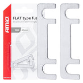 Flatstiftsikringer 50 A, 41 x 11 mm, 2 stk.