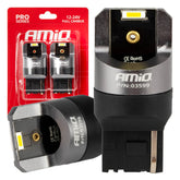 LED-pære W21W med 7440 SMD, CANBUS og hvidt 6000K lys