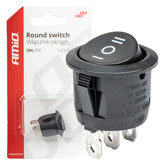 Oval ON-OFF-ON-vippebryter 6 A/230 V