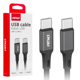USB-C til USB-C-kabel på 200 cm