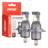 LED-pærer H4 og H19 med 6000K og Canbus