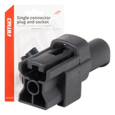 Vanntett 1-polet sett med kontakt og sokkel med 2,2 mm kontakt