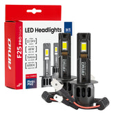 LED-forlygter H1 F25 PRO BLACK set forfra