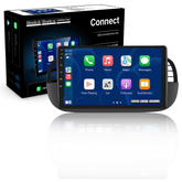 Fiat 500 07-15 - 9" radio med Apple CarPlay og Android Auto