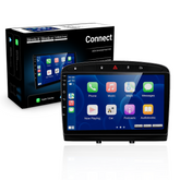 Peugeot 308/408 10-20 - 9" Radio m. Apple CarPlay og Android Auto