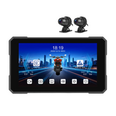 5” motorsykkelskjerm med CarPlay, Android Auto, AirPlay, DVR og TPMS