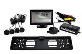 Parkeringsassistent med 4,3-tommers TFT-display og kamera