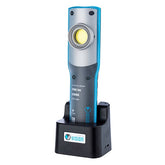 Oppladbar arbeidslampe fra VISION med 10W COB LED og UV 395 nm