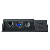 VW Passat & Arteon 2016-2019 USB-C hurtiglader og 12V-splitter for sigarettenner