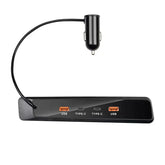 Audi Q5 / Q5 Sportback 2018-2024 USB-C hub og hurtigladeradapter – QC3.0-splitter