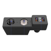 Volkswagen Golf 7 2012-2020 USB-lader og 12V-splitter til sigarettenner med QC3.0 hurtiglading