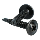 Carpoint selvborende skruer, svarte, Ø 4 mm, 25 mm, 100 stk.