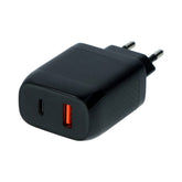 Carpoint hurtiglader med to porter (vegg) – 20 W USB-C + 18 W USB-A 3.0