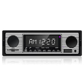 1 DIN bilradio med Bluetooth, USB og retrodesign – MP3-spiller