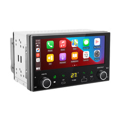 2DIN touchskjermradio 6,86" – trådløs Apple CarPlay & Android Auto (Universal) 