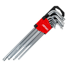 Sett med lange Torx-nøkler på 230 mm i 9 deler