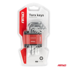 Kort Torx-nøkkelsett for bil- og sykkelreparasjoner