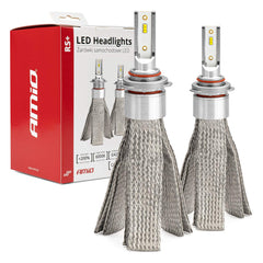 LED-frontlyspærer HB3 9005 med 6000K