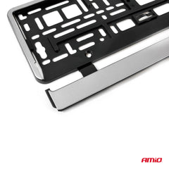 Skiltplateholder med snap-on-list