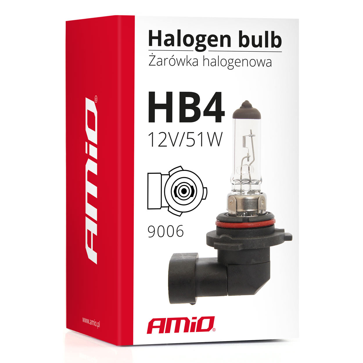 Halogenpære HB4 9006 til fjernlys og nærlys