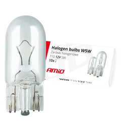 W5W T10 halogenpærer 12 V, 10 stk.