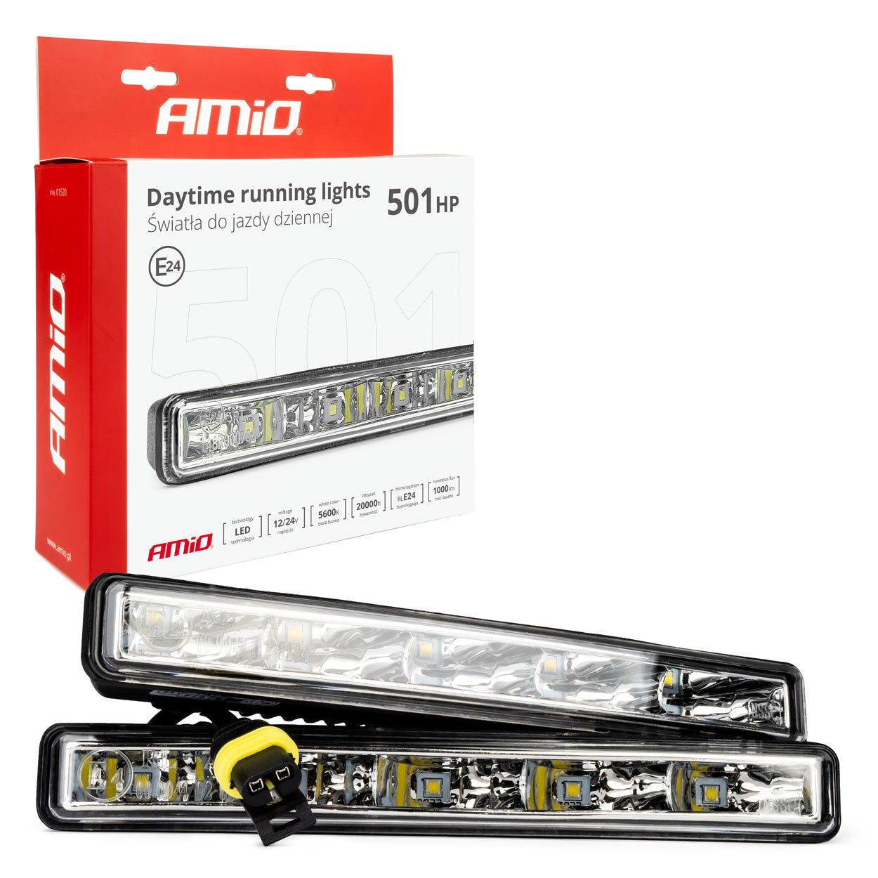 Kjørelys DRL 501HP med 5 SMD-dioder