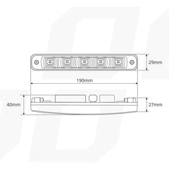 DRL 507HP kjørelys for montering
