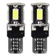LED-pære T10 W5W CANBUS med 5 SMD 5730-dioder