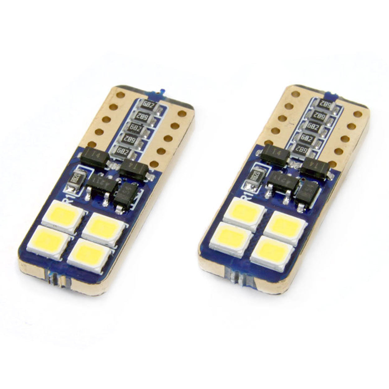 LED-pære T10 W5W til 12 og 24 V